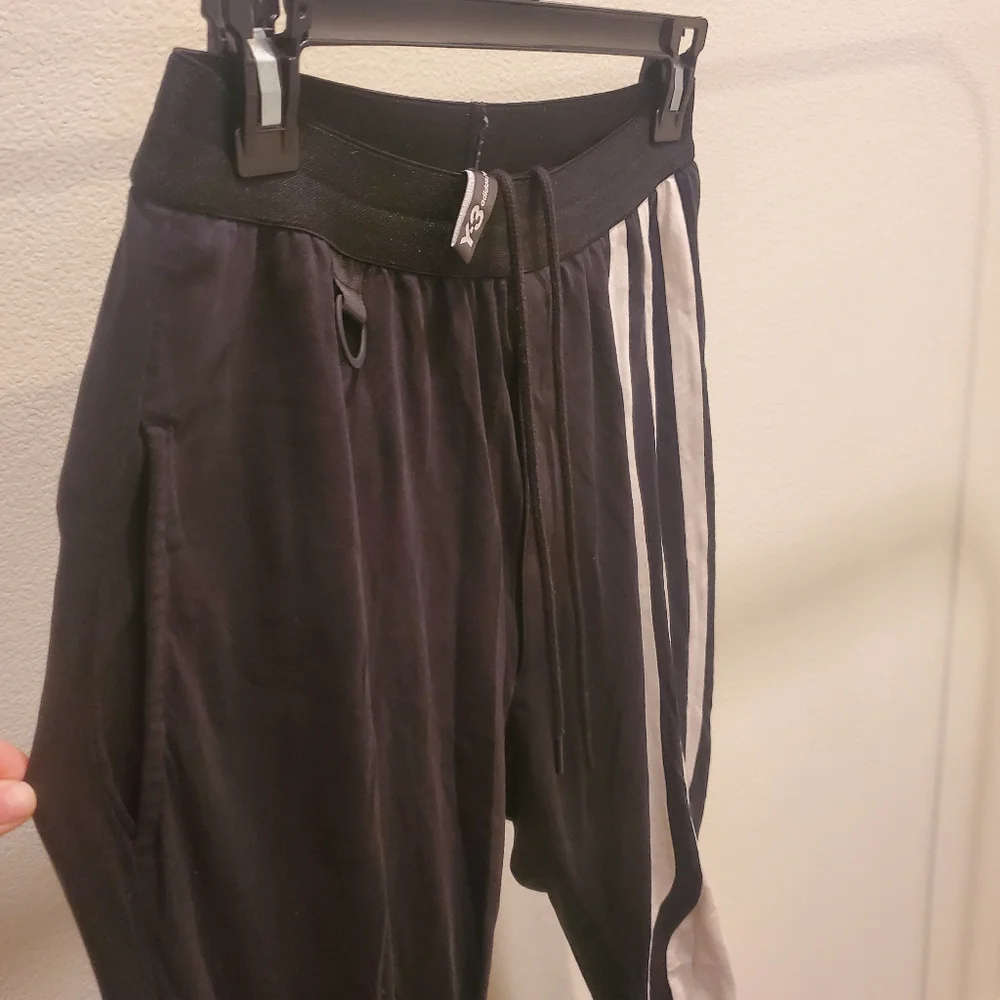 Y-3 Black and White Pants - Picture 2 of 8